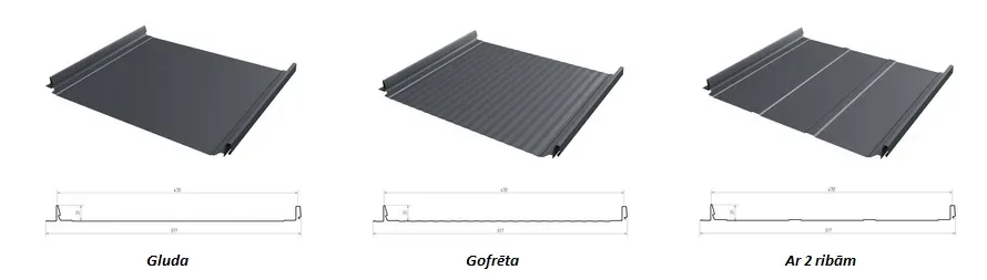 Klasika C 25/495 valcprofils